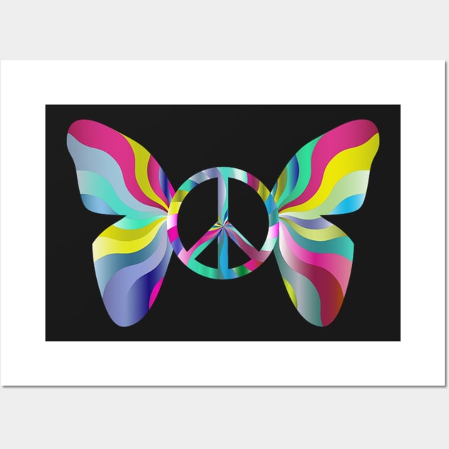 flying peace Wall Art by edwinclaw